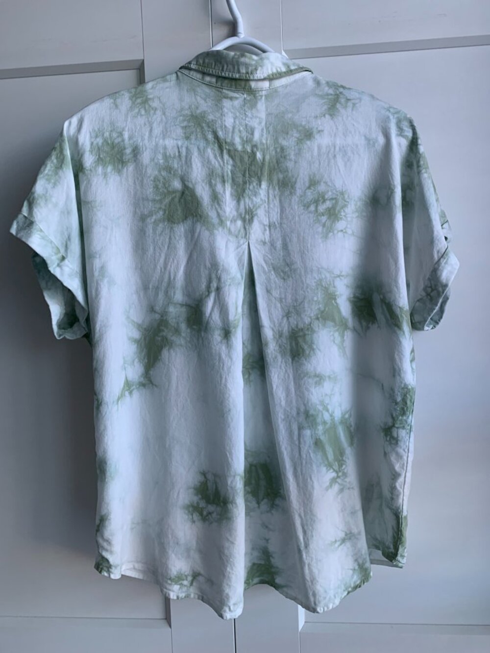 Cloth& stone Women's button short sleeve shirt Size M - Picture 2 of 8